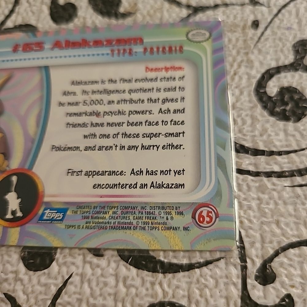 Pokémon Trading Card # 65 - Picture 4 of 4